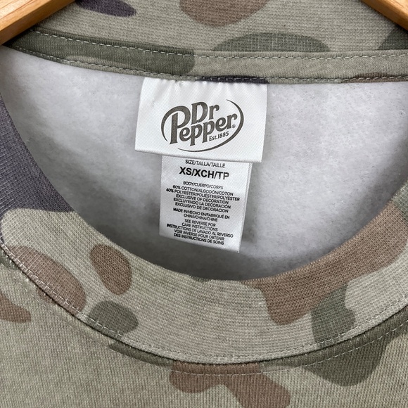 Dr. Pepper Camo Sweatshirt Women’s XS - Picture 9 of 11